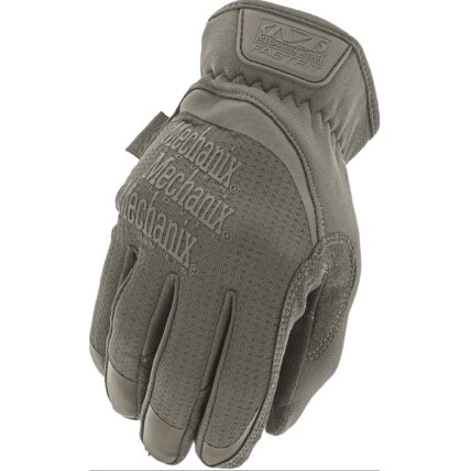 Pirštinės Mechanix FastFit® Olive Drab, žalios L dydis. Rauktas rankogalis, dirbtinė oda, TrekDry® Pirštinės Mechanix FastFit® Olive Drab, žalios L dydis. Rauktas rankogalis, dirbtinė oda, TrekDry®