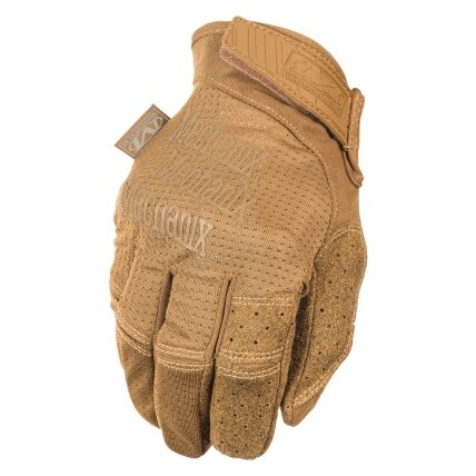 Pirštinės Mechanix SPECIALTY VENT, su skylutėmis ventiliacijai, Coyote M dydis. Velcro, dirbtinė 0.6mm oda.touchscreen technologija Pirštinės Mechanix SPECIALTY VENT, su skylutėmis ventiliacijai, Coyote M dydis. Velcro, dirbtinė 0.6mm oda.touchscreen technologija