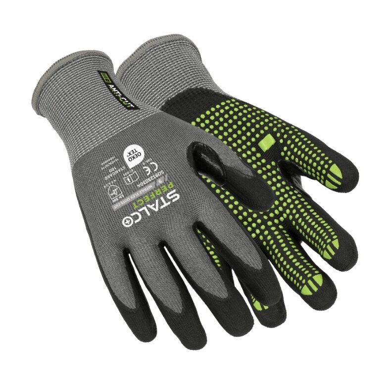 Pirštinės NITRILE FLEX DOTS CUT 10d.