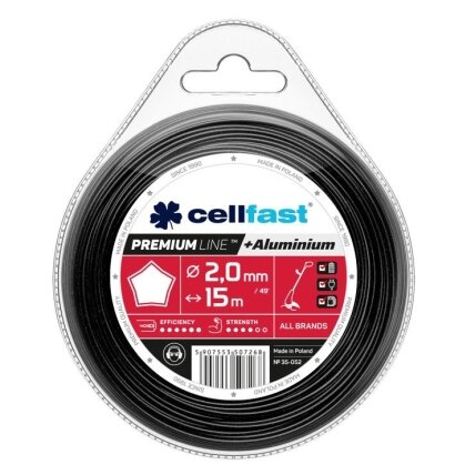 Pjovimo valas CELLFAST PREMIUM 3,0mm x 15m Pjovimo valas CELLFAST PREMIUM 3,0mm x 15m