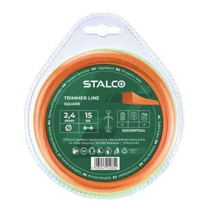 Pjovimo valas STALCO 2,7x15m kvadratinis Pjovimo valas STALCO 2,7x15m kvadratinis