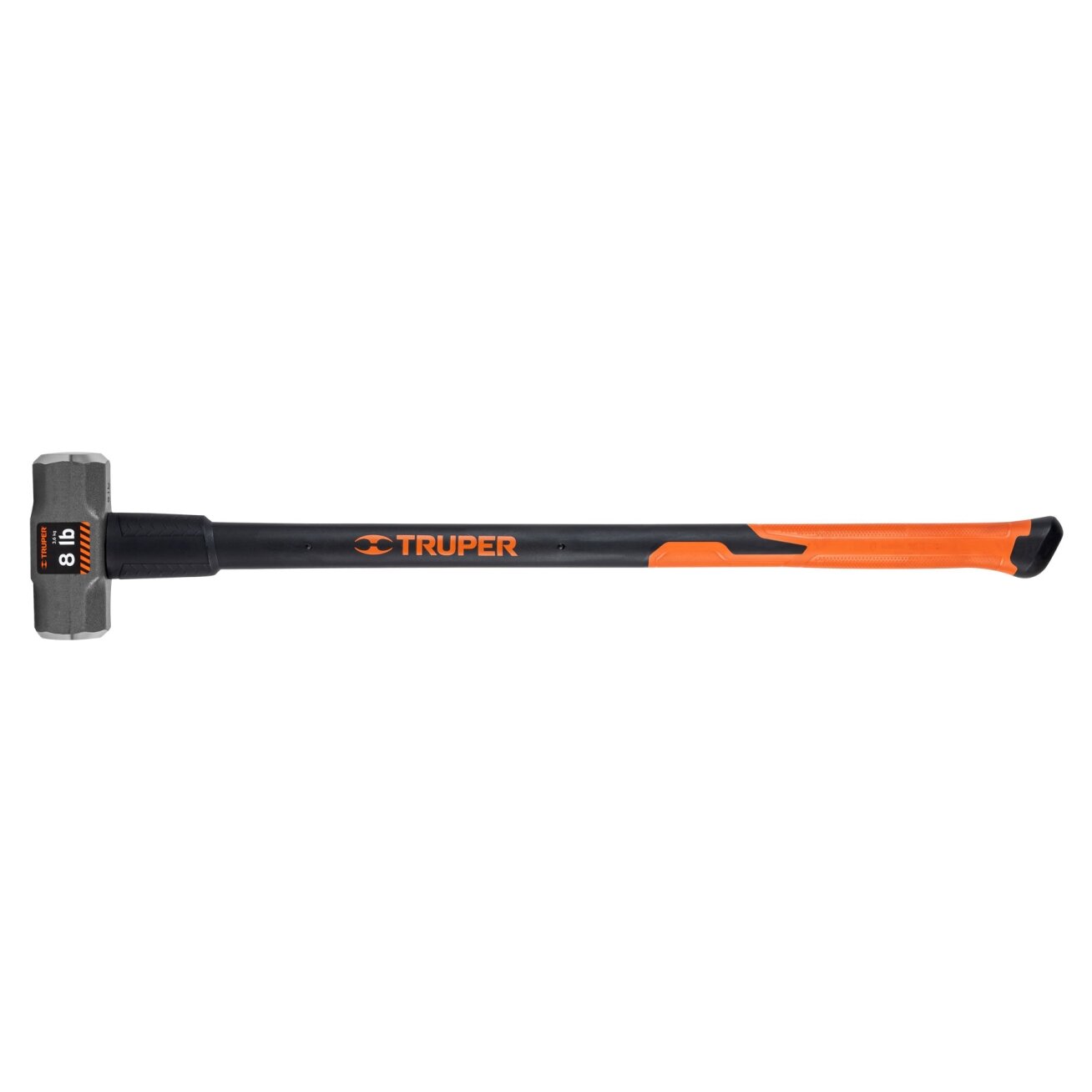 Plaktukas-kūjis aštuonkampe dviguba galva 3600g, stiklo pluošto kotas 91cm