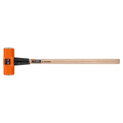 Plaktukas-kūjis aštuonkampe dviguba galva 9000g, medinis kotas 91cm Plaktukas-kūjis aštuonkampe dviguba galva 9000g, medinis kotas 91cm