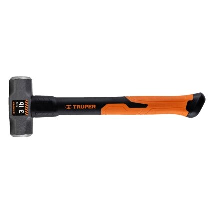 Plaktukas-kūjis aštuonkampe galva. 36cm, 1400g, Stikloplastikinė, vibraciją sugerianti, rankena Truper® Plaktukas-kūjis aštuonkampe galva. 36cm, 1400g, Stikloplastikinė, vibraciją sugerianti, rankena Truper®
