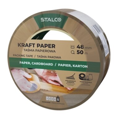 Popierinė pakavimo juosta 48mm x 50m