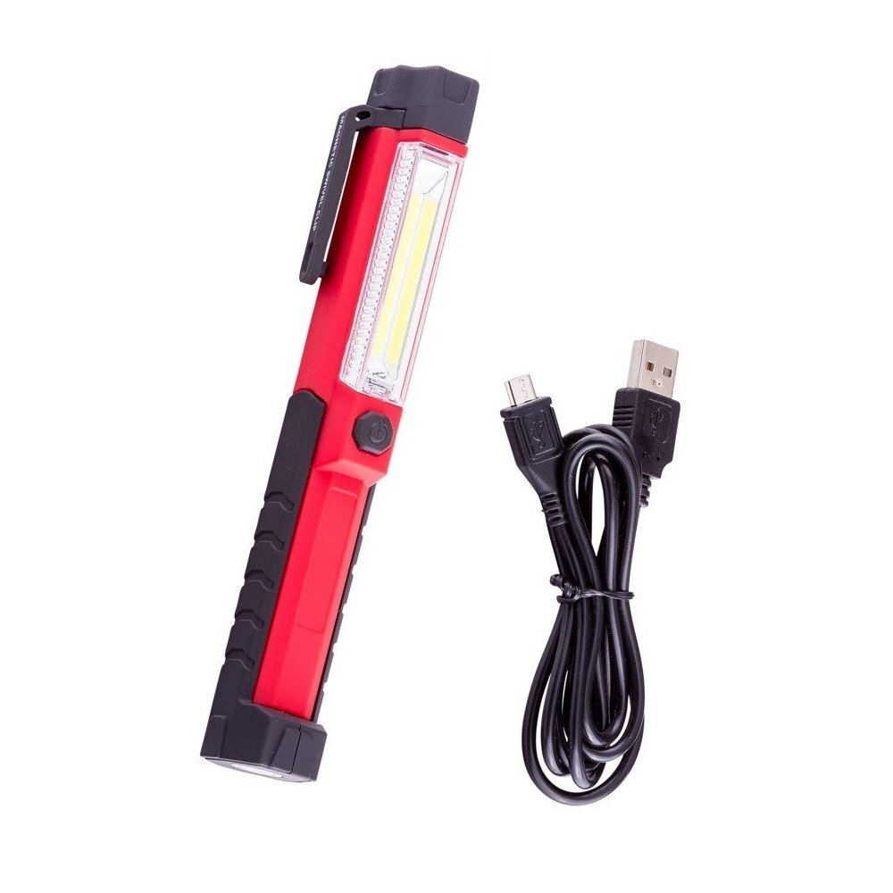 Prožektorius darbui COB (1.5W) + LED1 (įkraunamas) Prožektorius darbui COB (1.5W) + LED1 (įkraunamas)
