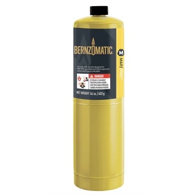 Propileno dujos BERNZOMATIC, 400g
