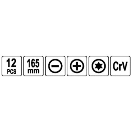 Precizinių atsuktuvų rinkinys su kabliukais (12vnt) 1 Precizinių atsuktuvų rinkinys su kabliukais (12vnt) 1