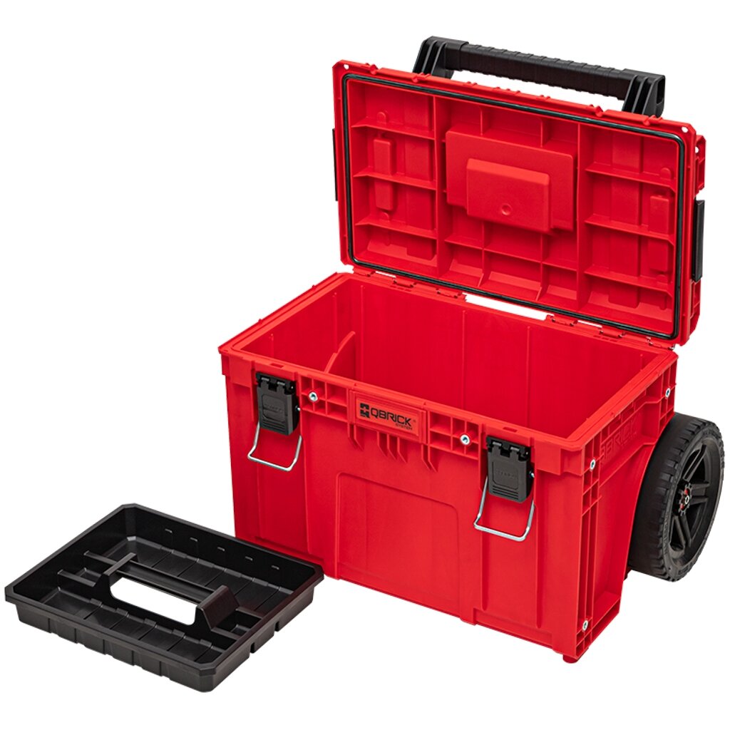 Qbrick QBRICK PRIME įrankių dėžė su ratukais RED 2