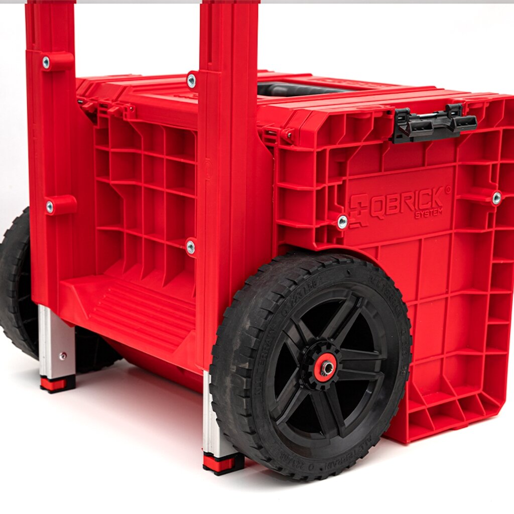 Qbrick QBRICK PRO įrankių dėžė su ratukais 2.0 PLUS RED 5 Qbrick QBRICK PRO įrankių dėžė su ratukais 2.0 PLUS RED 5