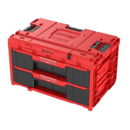 Qbrick QBRICK ONE įrankių dėžė su 2 stalčiais 2.0 RED Qbrick QBRICK ONE įrankių dėžė su 2 stalčiais 2.0 RED