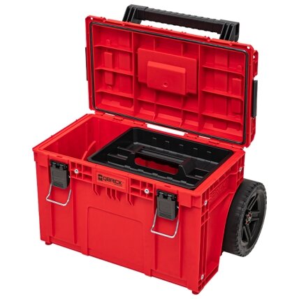 Qbrick QBRICK PRIME įrankių dėžė su ratukais RED 1 Qbrick QBRICK PRIME įrankių dėžė su ratukais RED 1