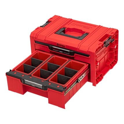 Qbrick QBRICK PRO įrankių dėžė su 2 stalčiais 2.0 EXPERT RED 2