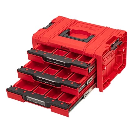Qbrick QBRICK PRO įrankių dėžė su 3 stalčiais 2.0 EXPERT RED 2 Qbrick QBRICK PRO įrankių dėžė su 3 stalčiais 2.0 EXPERT RED 2