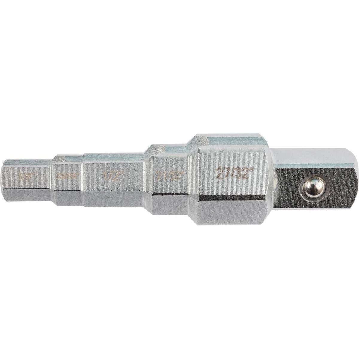 Raktas pakopinis terkšlei su kiauryme 1/2" (3/8", 29/68", 1/2", 21/32", 27/32") Raktas pakopinis terkšlei su kiauryme 1/2" (3/8", 29/68", 1/2", 21/32", 27/32")