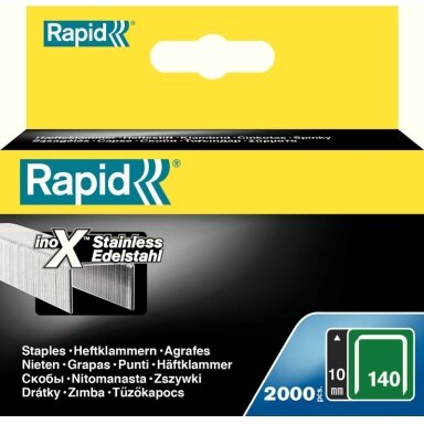 Rapid Kabės Rapid 140/10 nerūd.pl 2000 vnt.