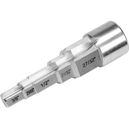 Raktas pakopinis 1/2" (3/8", 29/68", 1/2", 21/32", 27/32") Raktas pakopinis 1/2" (3/8", 29/68", 1/2", 21/32", 27/32")