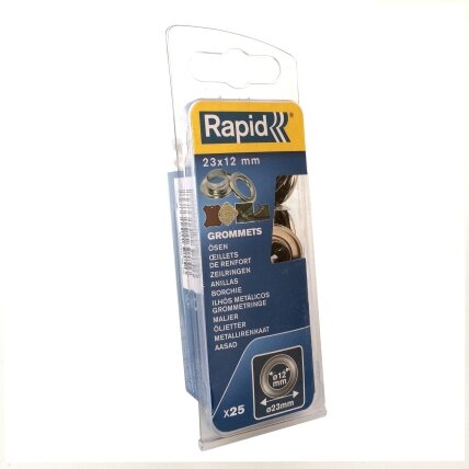Rapid Akutės 12*23 mm+įtaisai 25 vnt. 1 Rapid Akutės 12*23 mm+įtaisai 25 vnt. 1