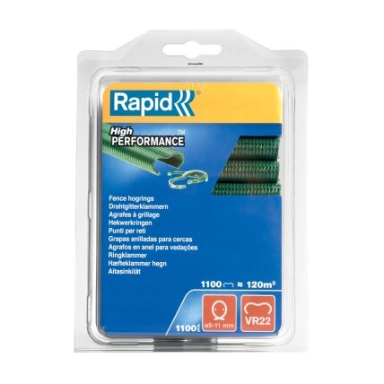 Rapid Sukabinimo kabės VR22, 1100 vnt. žal. 2 Rapid Sukabinimo kabės VR22, 1100 vnt. žal. 2
