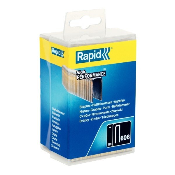 Rapid Kabės „Rapid" 606/25, 3600 vnt. plast.p. Rapid Kabės „Rapid" 606/25, 3600 vnt. plast.p.