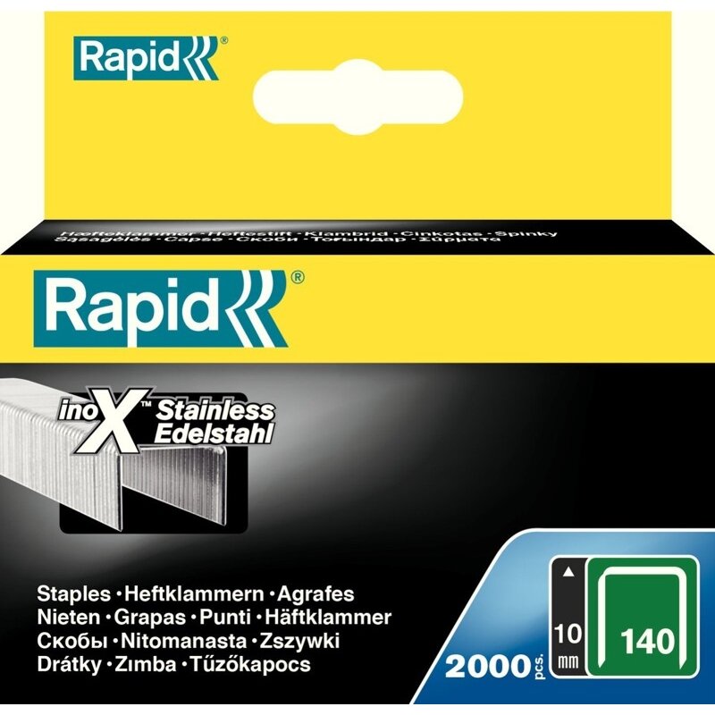 Rapid Kabės Rapid 140/10 nerūd.pl 2000 vnt.