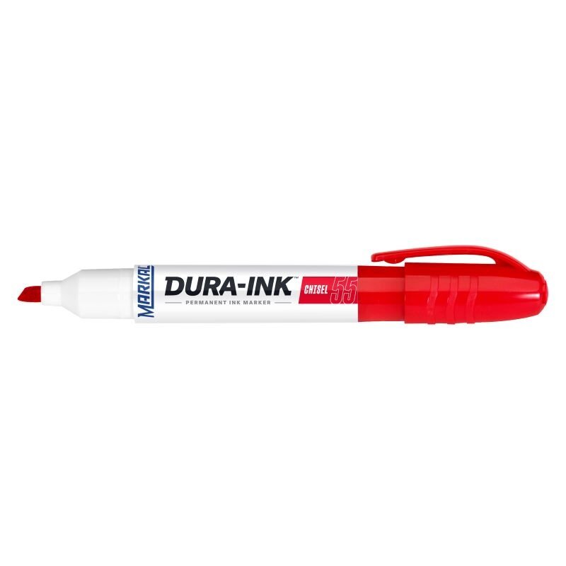 Rašalo markeris Markal Dura-Ink 55 RAUDONAS 1,5 & 4,5mm Rašalo markeris Markal Dura-Ink 55 RAUDONAS 1,5 & 4,5mm