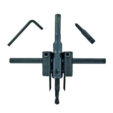 Reguliuojamas pjūklas medžiui ir gipso plokštėms, 30–120 mm, šešiakampis kotas Reguliuojamas pjūklas medžiui ir gipso plokštėms, 30–120 mm, šešiakampis kotas