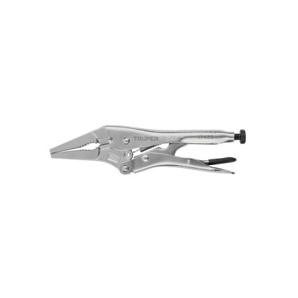 Replės fiksuojamos ilgu snapu tiesiomis žiaunomis 230mm T Truper® Replės fiksuojamos ilgu snapu tiesiomis žiaunomis 230mm T Truper®