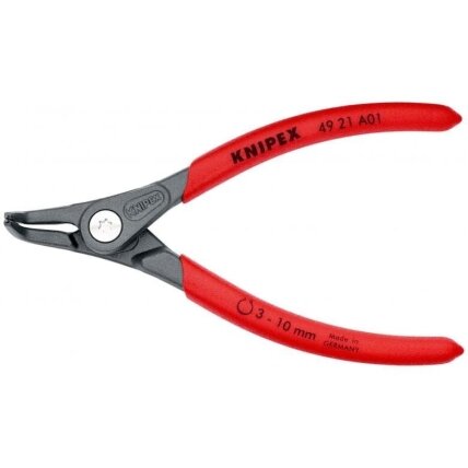 Replės išoriniams žiedams. Lenktos 130mm (Ø3-10mm) KNIPEX Replės išoriniams žiedams. Lenktos 130mm (Ø3-10mm) KNIPEX