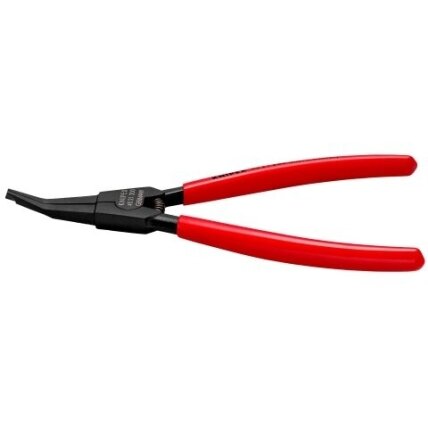 Replės išoriniams žiedams. Lenktos 200mm (be skylučių) KNIPEX Replės išoriniams žiedams. Lenktos 200mm (be skylučių) KNIPEX
