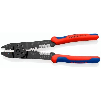 Replės laidų užspaudimui ir nuvalymui 240mm KNIPEX 1