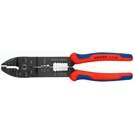 Replės laidų užspaudimui ir nuvalymui 240mm KNIPEX