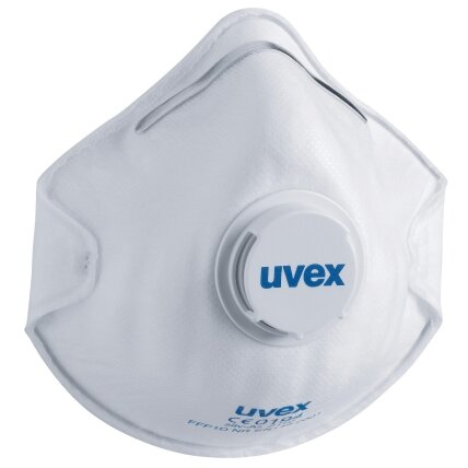Respiratorius Uvex Silv-Air Classic 2110 FFP1, puodelio tipo su vožtuvu, baltas, 3 vnt mažmeninėje pakuotėje Respiratorius Uvex Silv-Air Classic 2110 FFP1, puodelio tipo su vožtuvu, baltas, 3 vnt mažmeninėje pakuotėje