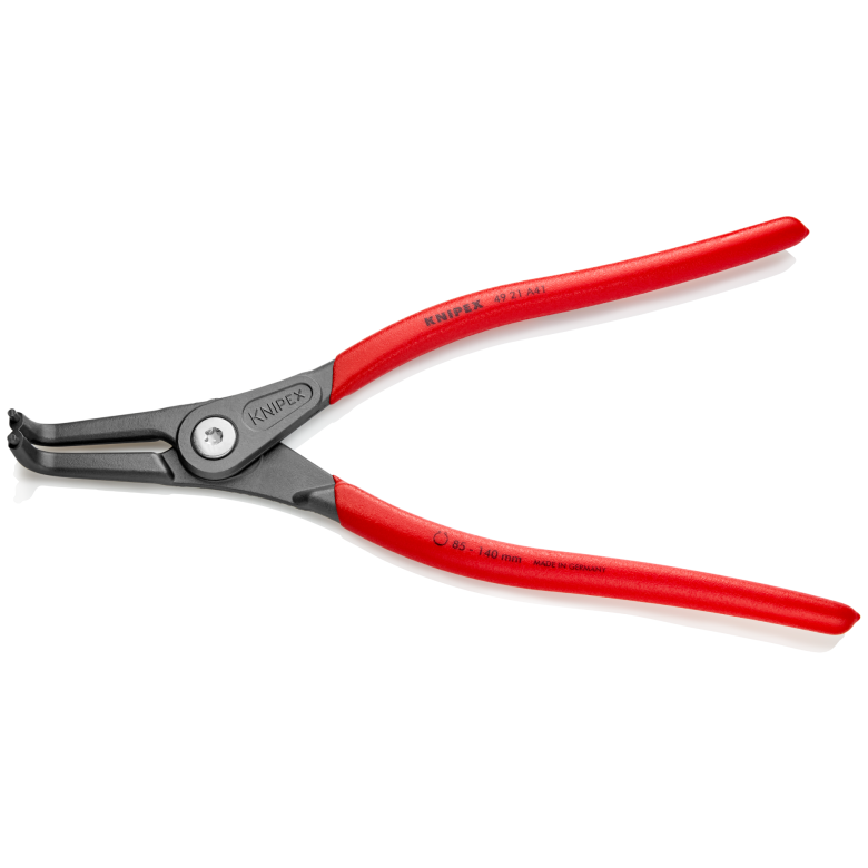 Replės išoriniams žiedams. Lenktos 305mm (Ø85-140mm) KNIPEX Replės išoriniams žiedams. Lenktos 305mm (Ø85-140mm) KNIPEX