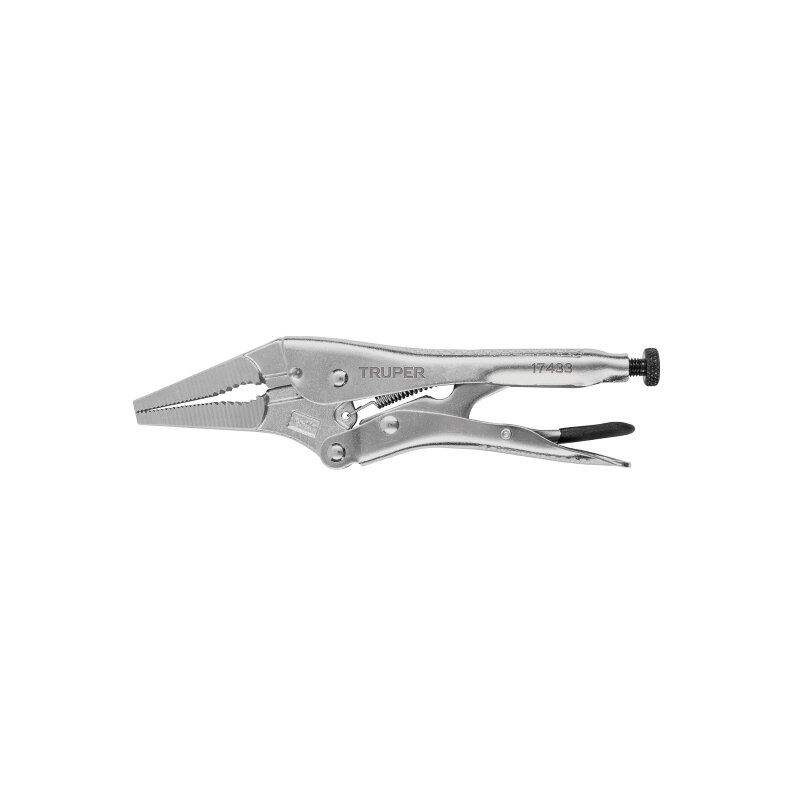 Replės fiksuojamos ilgu snapu tiesiomis žiaunomis 230mm T Truper® Replės fiksuojamos ilgu snapu tiesiomis žiaunomis 230mm T Truper®