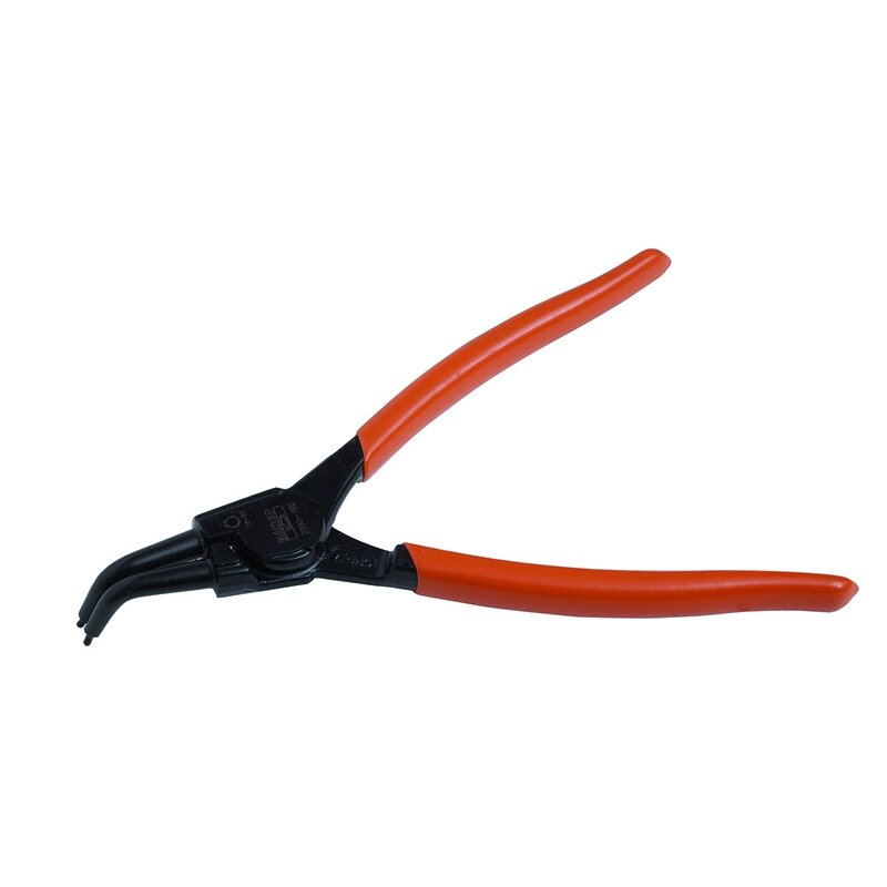 Replės išoriniams žiedams, lenktos 90°, 140mm, 10-25mm Replės išoriniams žiedams, lenktos 90°, 140mm, 10-25mm