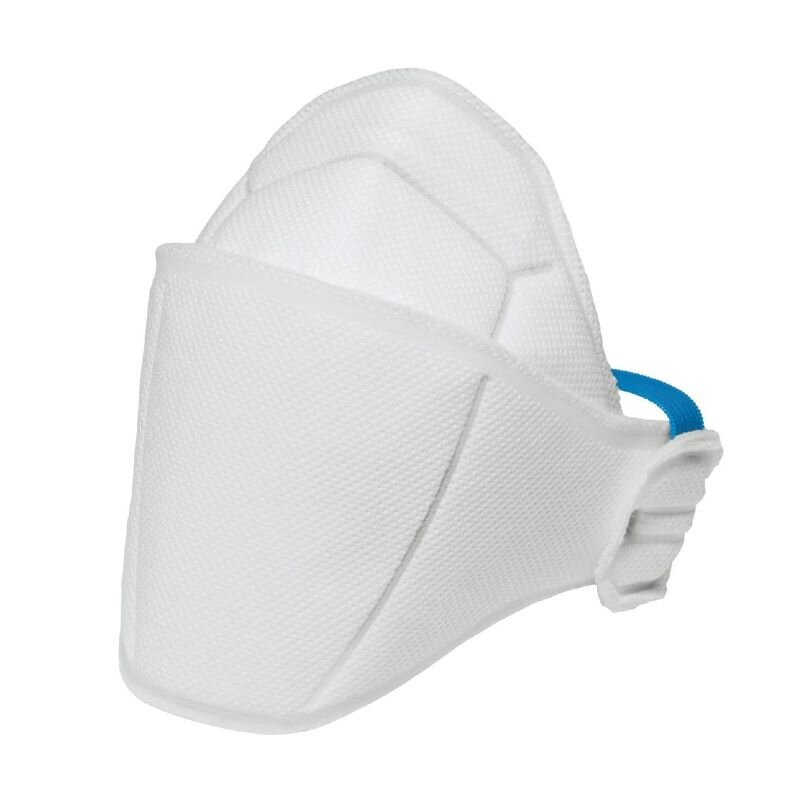 Respiratorius Uvex silv-Air Premium 5100 FFP1, sulankstomas, be vožtuvo, 3 vnt, mažmeninė pakuotė Respiratorius Uvex silv-Air Premium 5100 FFP1, sulankstomas, be vožtuvo, 3 vnt, mažmeninė pakuotė