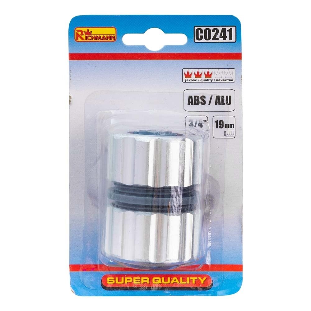 Richmann Žarnos sujungimas ABS/ALU 3/4" 2