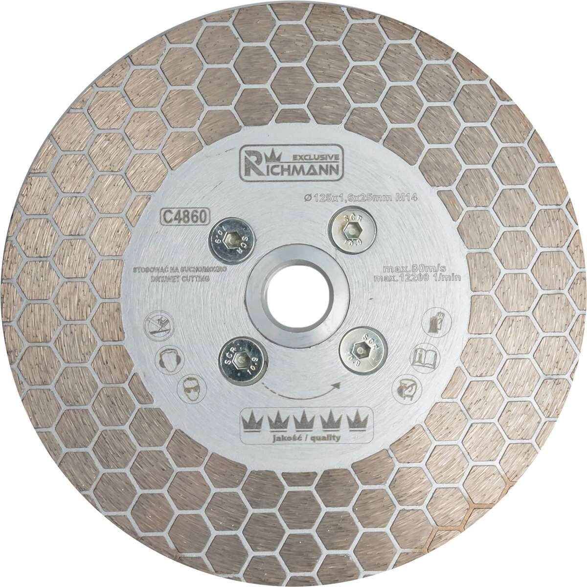 Richmann Richmann deim. pj. ir šlifavimo diskas M14 125x1,6 MM Richmann Richmann deim. pj. ir šlifavimo diskas M14 125x1,6 MM