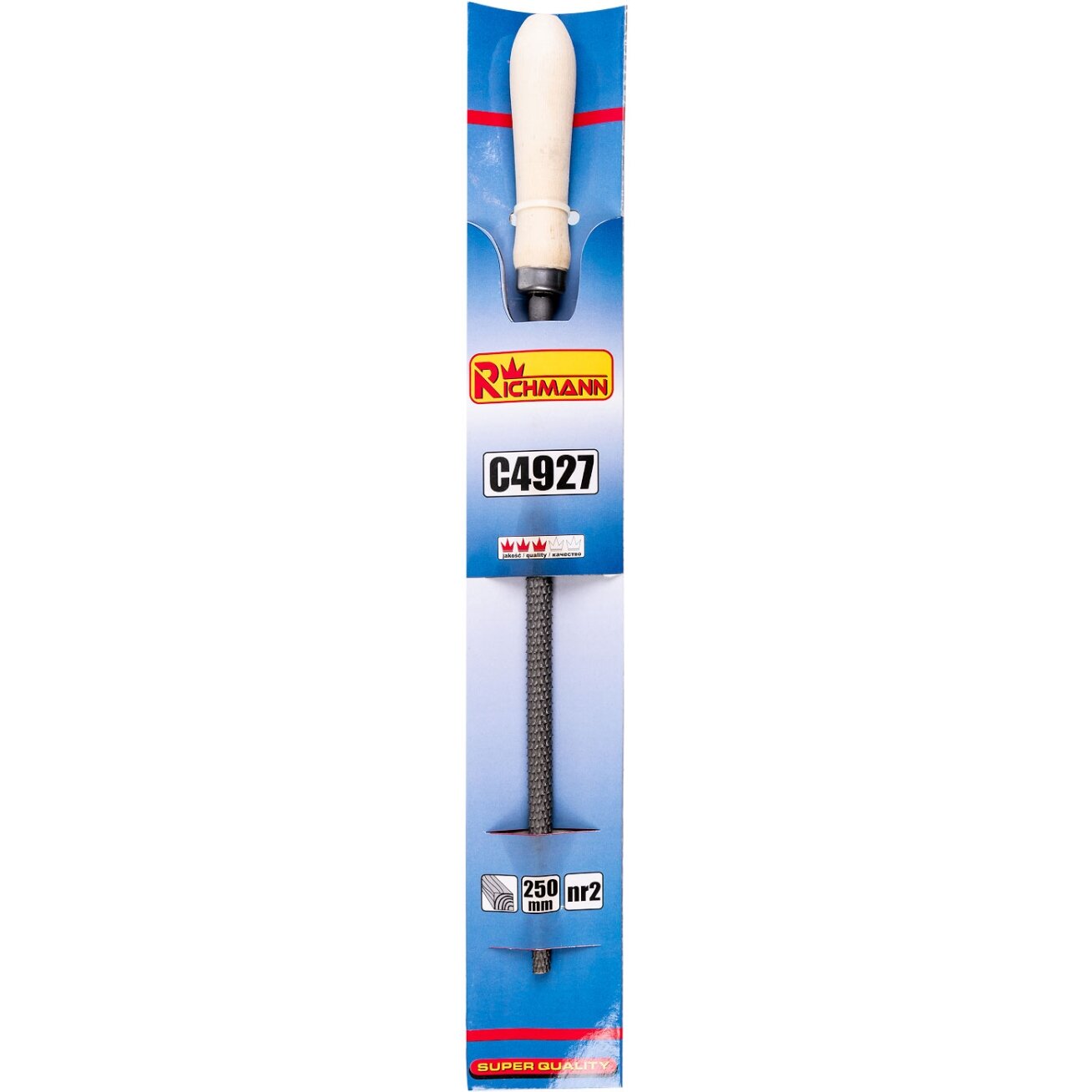 Richmann Apvali dildė medienai 250mm