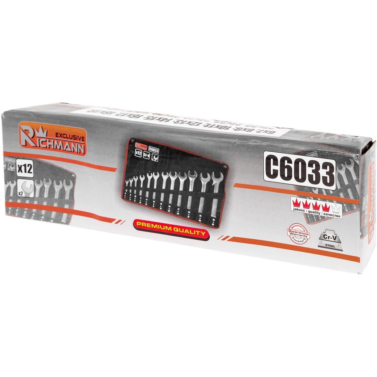 Richmann Atvirų raktų rinkinys 6 - 32 mm, 12 vnt. 7