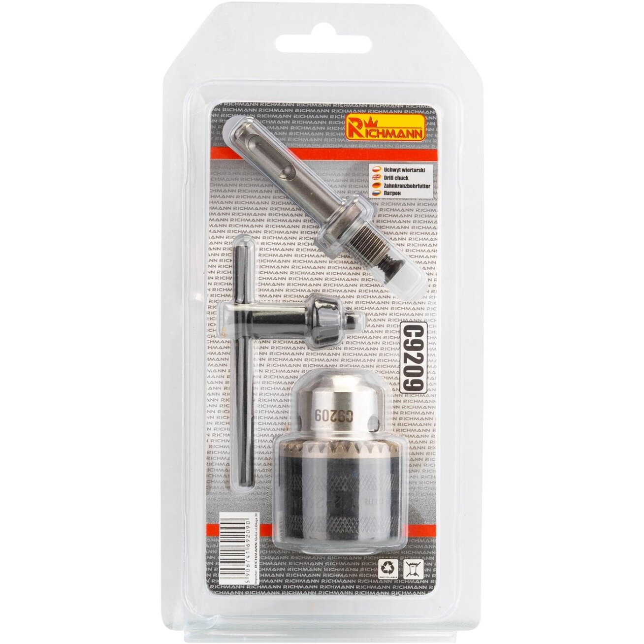 Richmann Griebtuvas su SDS adapteriu 1,5 - 13 mm 2