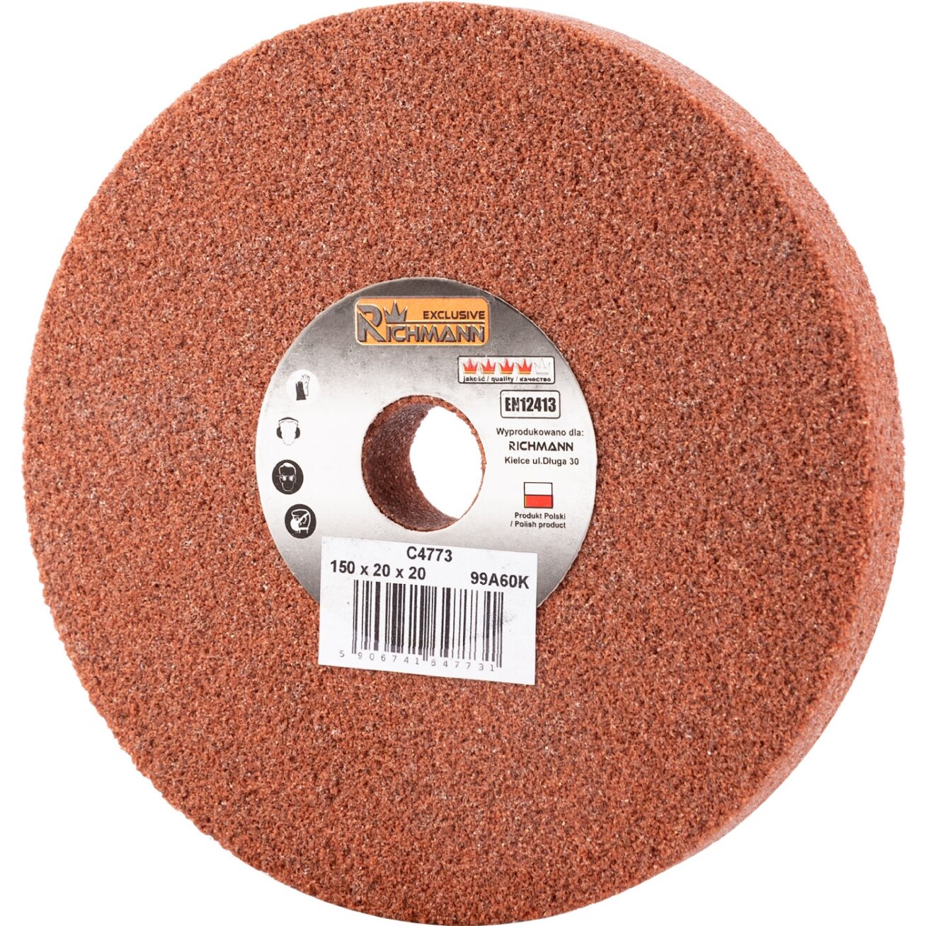 Richmann KERAMINIS ŠLIFAVIMO DISKAS 150 x 20 x 20 Raudonas 99A60K 1 Richmann KERAMINIS ŠLIFAVIMO DISKAS 150 x 20 x 20 Raudonas 99A60K 1