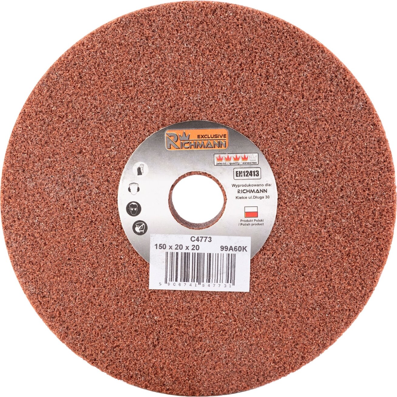 Richmann KERAMINIS ŠLIFAVIMO DISKAS 150 x 20 x 20 Raudonas 99A60K 2 Richmann KERAMINIS ŠLIFAVIMO DISKAS 150 x 20 x 20 Raudonas 99A60K 2