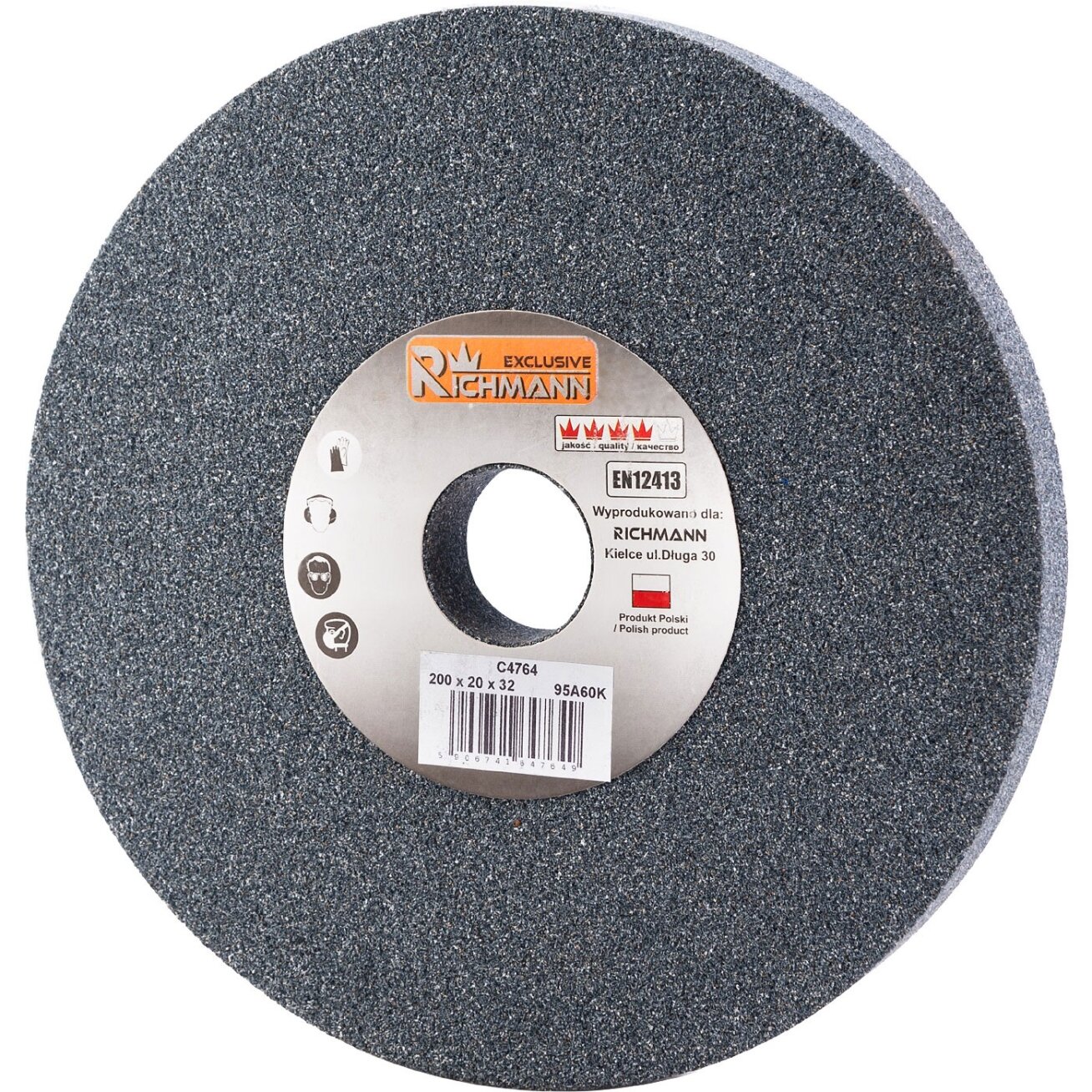 Richmann KERAMINIS ŠLIFAVIMO DISKAS 200 x 20 x 32 95A60K 1 Richmann KERAMINIS ŠLIFAVIMO DISKAS 200 x 20 x 32 95A60K 1
