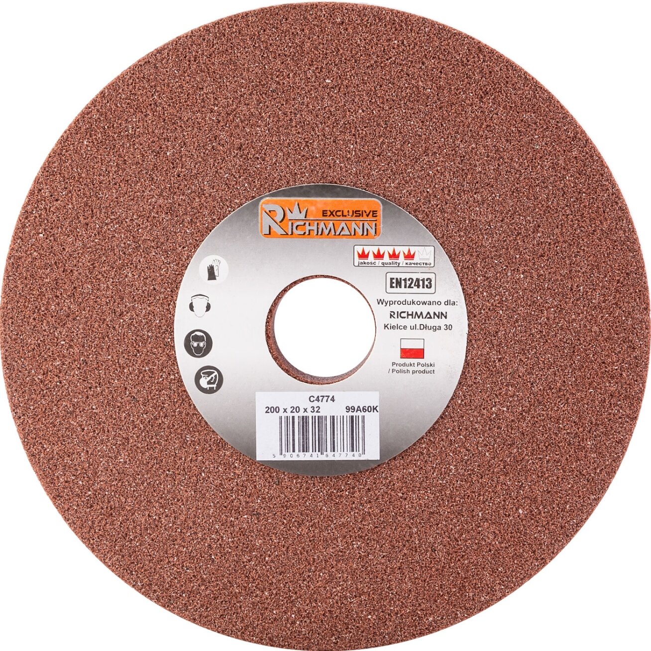 Richmann KERAMINIS ŠLIFAVIMO DISKAS 200 x 20 x 32 Raudonas 99A60K Richmann KERAMINIS ŠLIFAVIMO DISKAS 200 x 20 x 32 Raudonas 99A60K
