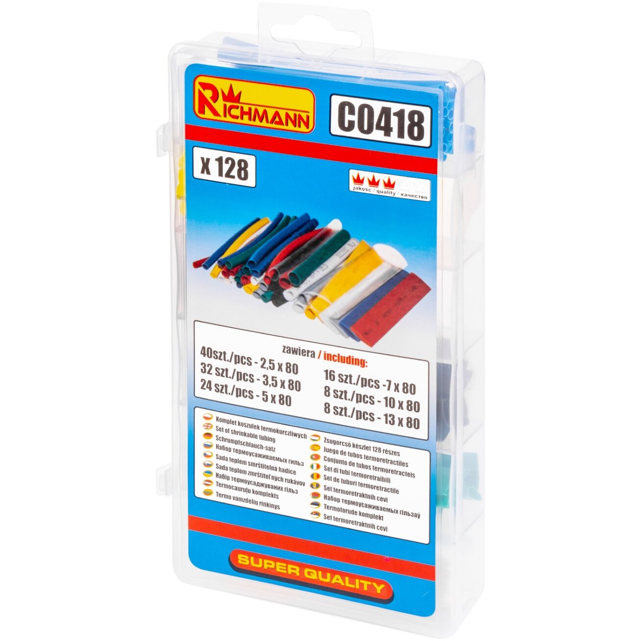 Richmann Termo vamzdelių rinkinys 128 vnt. 3 Richmann Termo vamzdelių rinkinys 128 vnt. 3