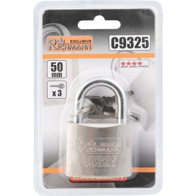 Richmann Sidabrinės spalvos spyna 50 mm