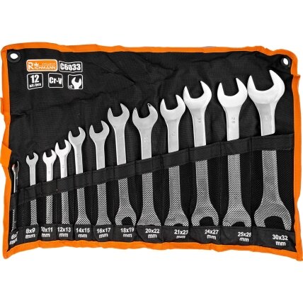Richmann Atvirų raktų rinkinys 6 - 32 mm, 12 vnt. Richmann Atvirų raktų rinkinys 6 - 32 mm, 12 vnt.