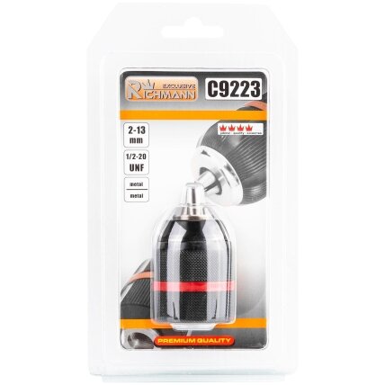 Richmann Griebtuvas greitos fiks. met. 2-13 mm 2 Richmann Griebtuvas greitos fiks. met. 2-13 mm 2